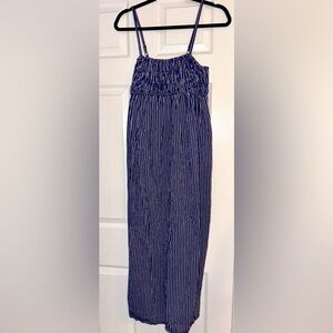 A New Day Purple Striped Sundress with Pockets, Size XS